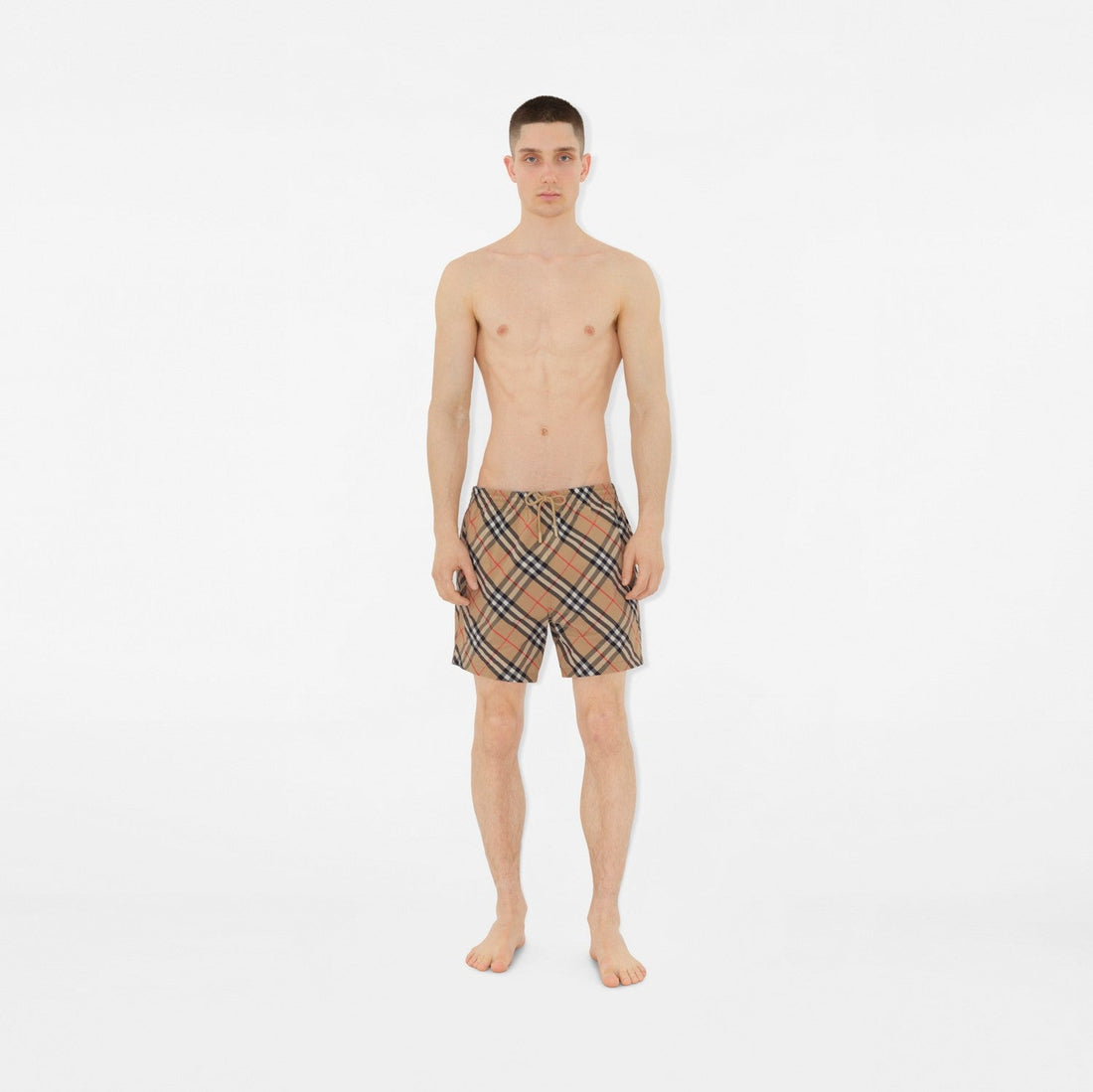 Schwimmshorts in Check