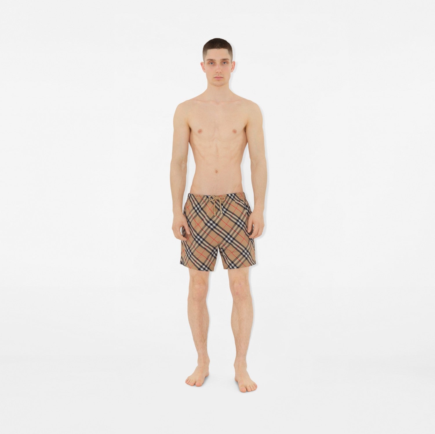 Schwimmshorts in Check