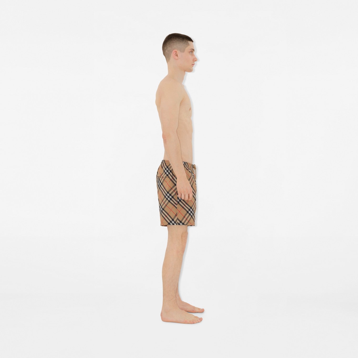 Schwimmshorts in Check