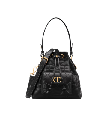 Luxury Quilted Leather Bucket Bag – Crossbody & Shoulder