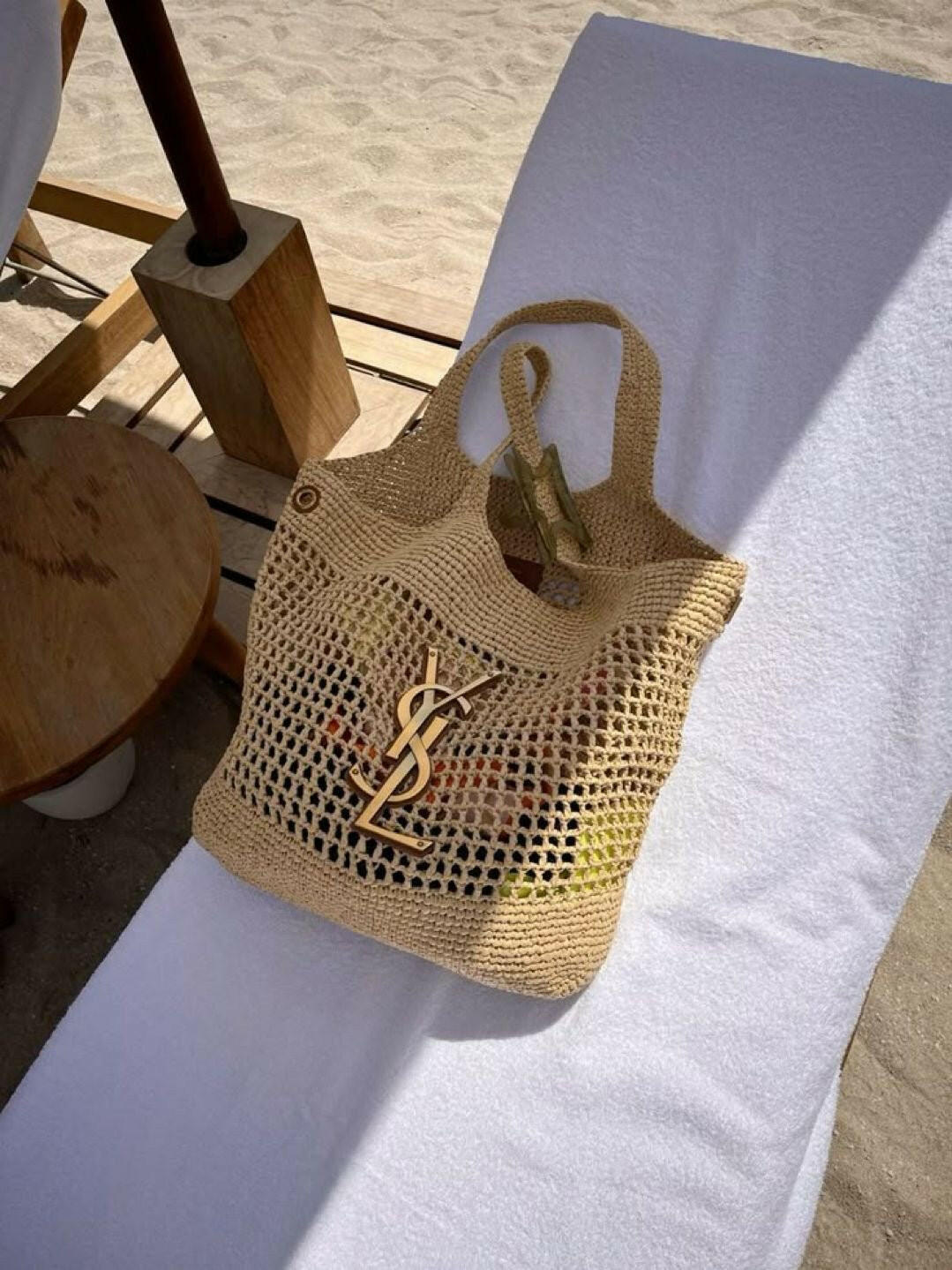 Golden Wave Beach Bag.
