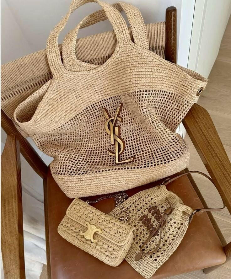 Golden Wave Beach Bag.