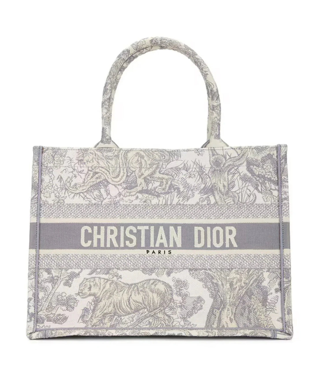 Luxus Shopper Damen – Stofftasche mit Monogramm & Logo-Streifen.