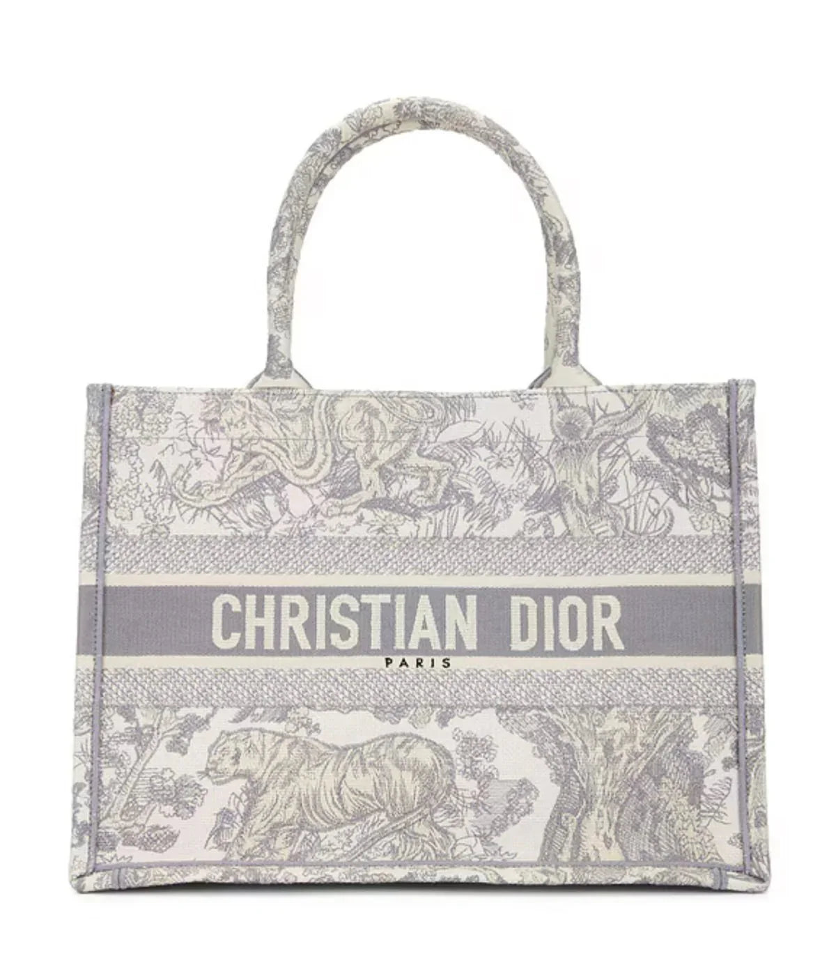 Luxus Shopper Damen – Stofftasche mit Monogramm & Logo-Streifen.