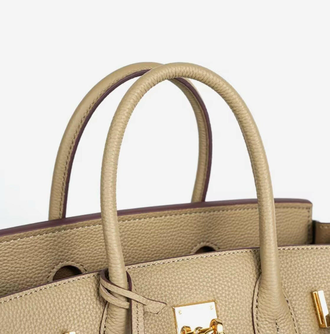 Elegante MiraéeParis Suede Leather Bag – in drei Größen erhältlich.