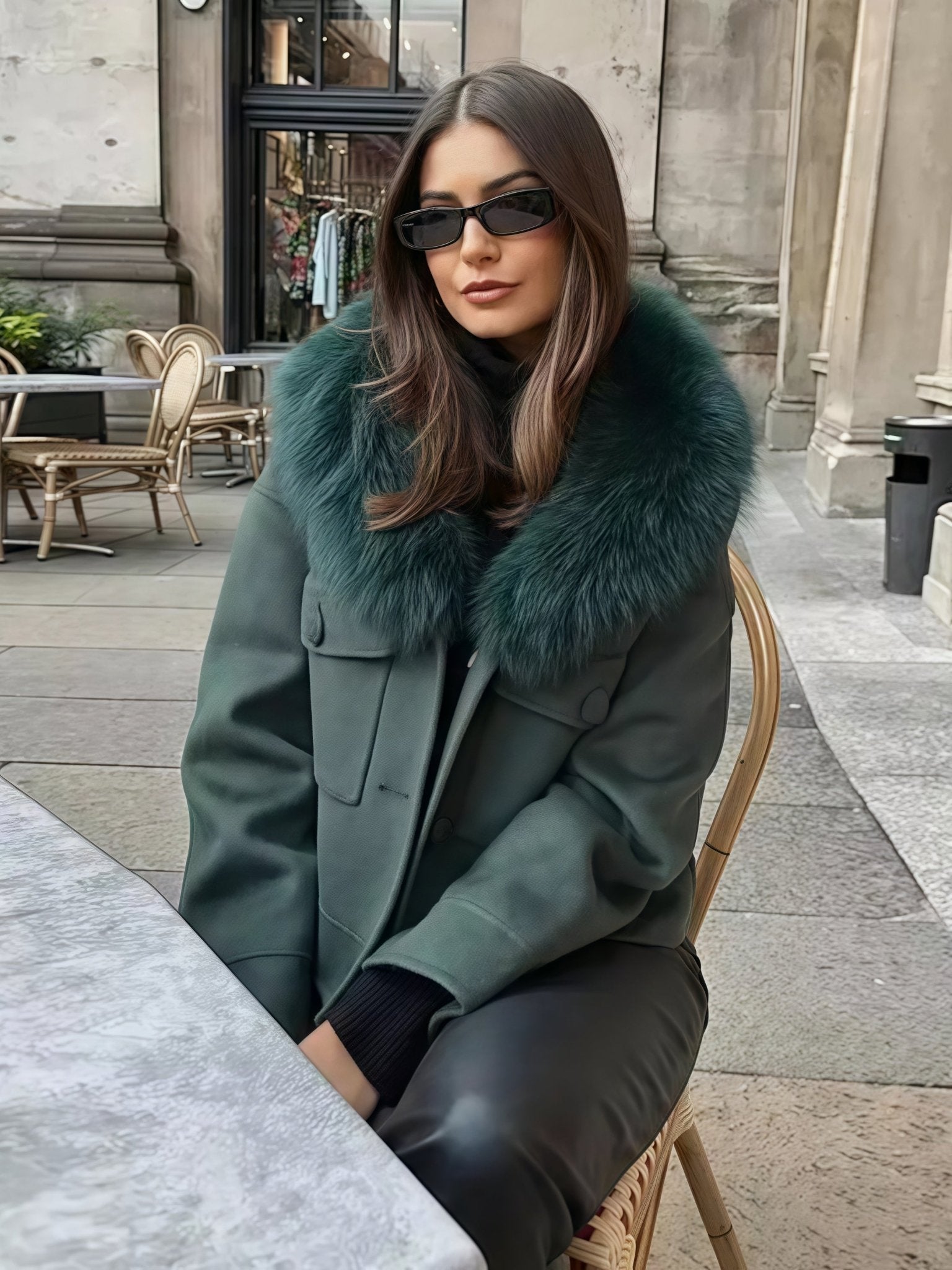 Montparnasse Émeraude Jacke - Velnoir™